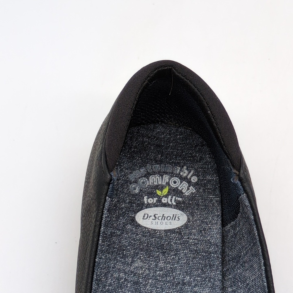 Dr. Scholl's Shoes Womens Rate Black 8.5 Faux Leather Loafer Walking Comfort - Picture 11 of 11